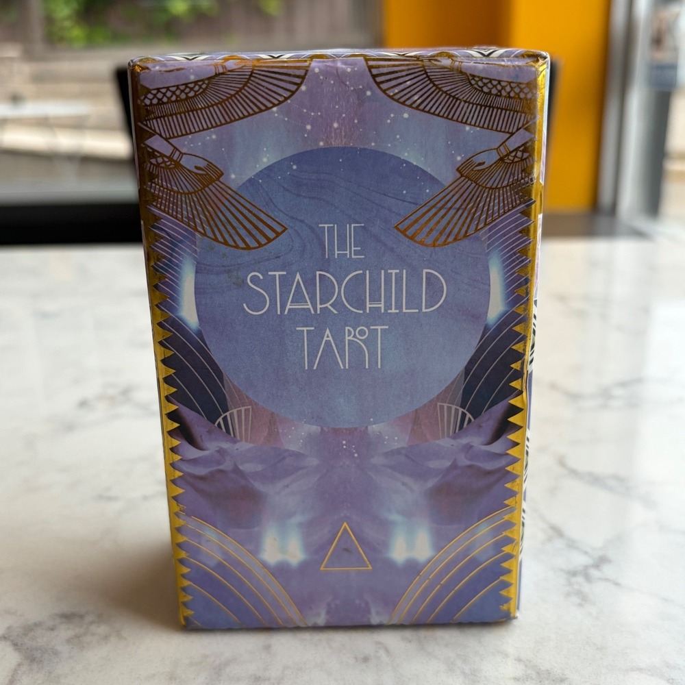 The Starchild Tarot Akashic 79 Card Deck Danielle Noel Gold Gilded NO BOOK